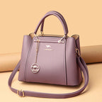 Large Leather Shoulder Bag for Women | Structured Crossbody