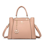Large Leather Shoulder Bag for Women | Structured Crossbody