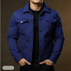 Lightweight Denim Structured Fit Jacket for Men | Spring Layering