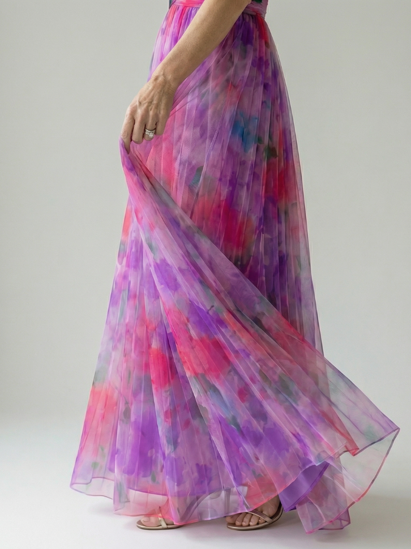 Sleeveless Wrap Maxi Dress for Women | Summer Floral Occasion