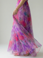 Sleeveless Wrap Maxi Dress for Women | Summer Floral Occasion