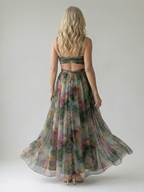 Sleeveless Wrap Maxi Dress for Women | Summer Floral Occasion