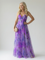 Sleeveless Wrap Maxi Dress for Women | Summer Floral Occasion