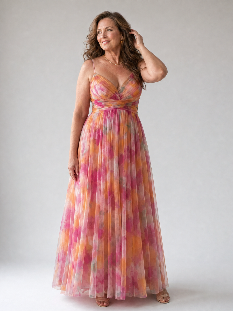 Sleeveless Wrap Maxi Dress for Women | Summer Floral Occasion