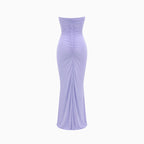 Lilac Floral Cut Out Maxi Dress for Women | Formal Occasion