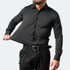 Stretch Slim Fit Formal Shirt for Men | Wrinkle Resistant Breathable