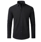 Stretch Slim Fit Formal Shirt for Men | Wrinkle Resistant Breathable