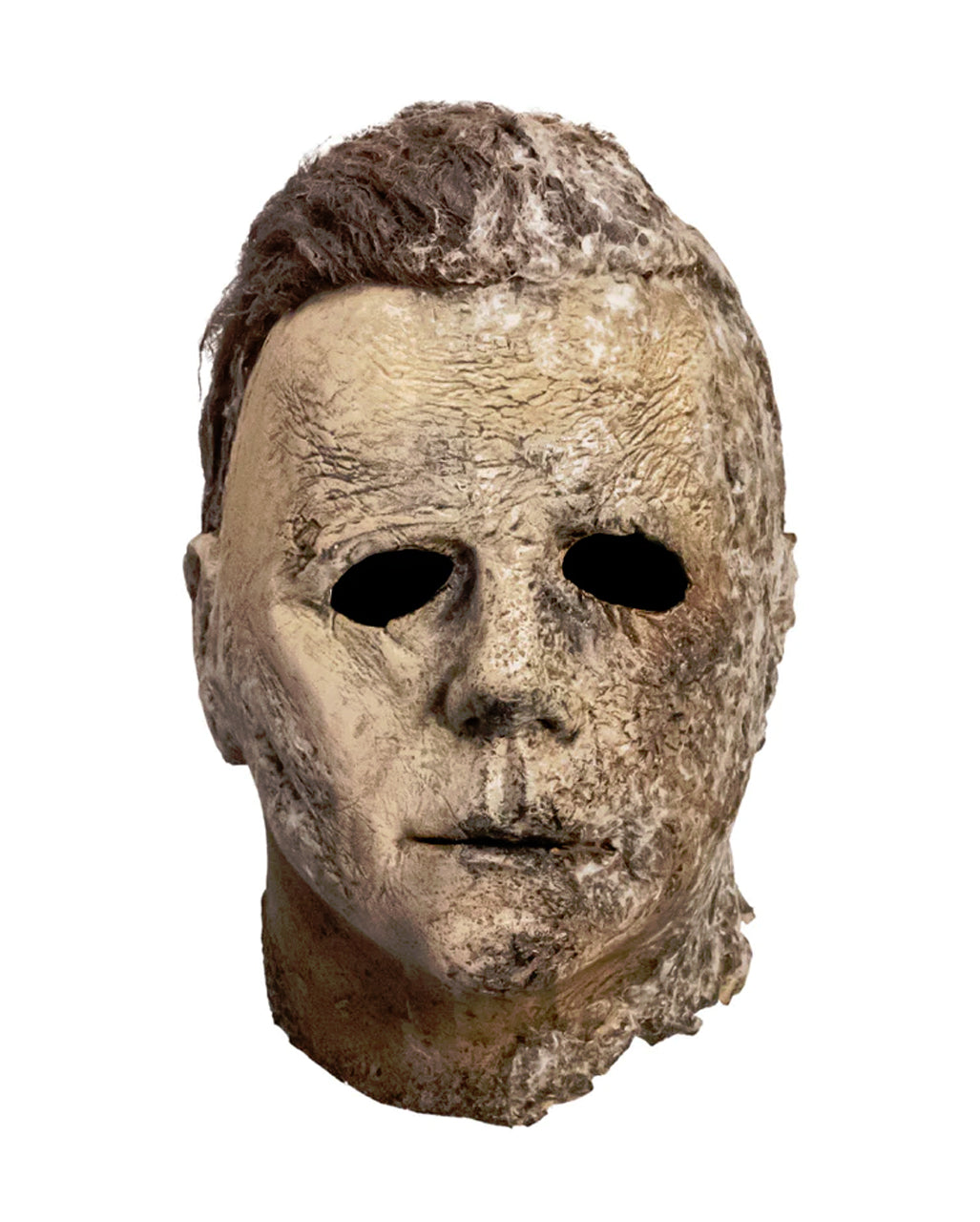 Beige Brown Grey Latex Full Head Serial Killer Mask for Men | Halloween Costume