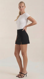 High Waist Mini Skirt for Women with Side Split | Summer Casual