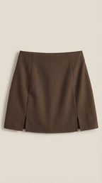 High Waist Mini Skirt for Women with Side Split | Summer Casual