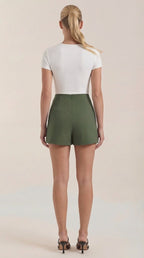 High Waist Mini Skirt for Women with Side Split | Summer Casual