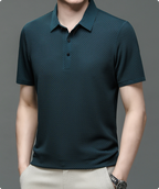 Breathable Mesh Short Sleeve Polo Shirt for Men | Summer and Sports Wear