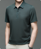 Breathable Mesh Short Sleeve Polo Shirt for Men | Summer and Sports Wear