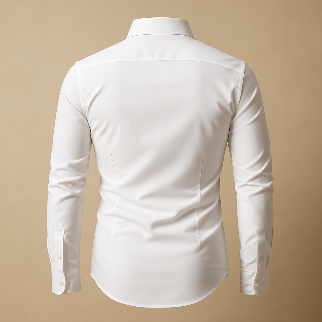Men Shirt | Long sleeve fitted with button front and collar