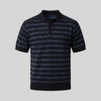 Striped Tailored Fit Polo Shirt for Men