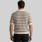 Striped Tailored Fit Polo Shirt for Men