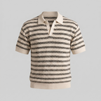 Striped Tailored Fit Polo Shirt for Men