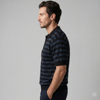 Striped Tailored Fit Polo Shirt for Men