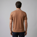 Short Sleeve Zip Polo Shirt for Men | Casual Everyday Fit