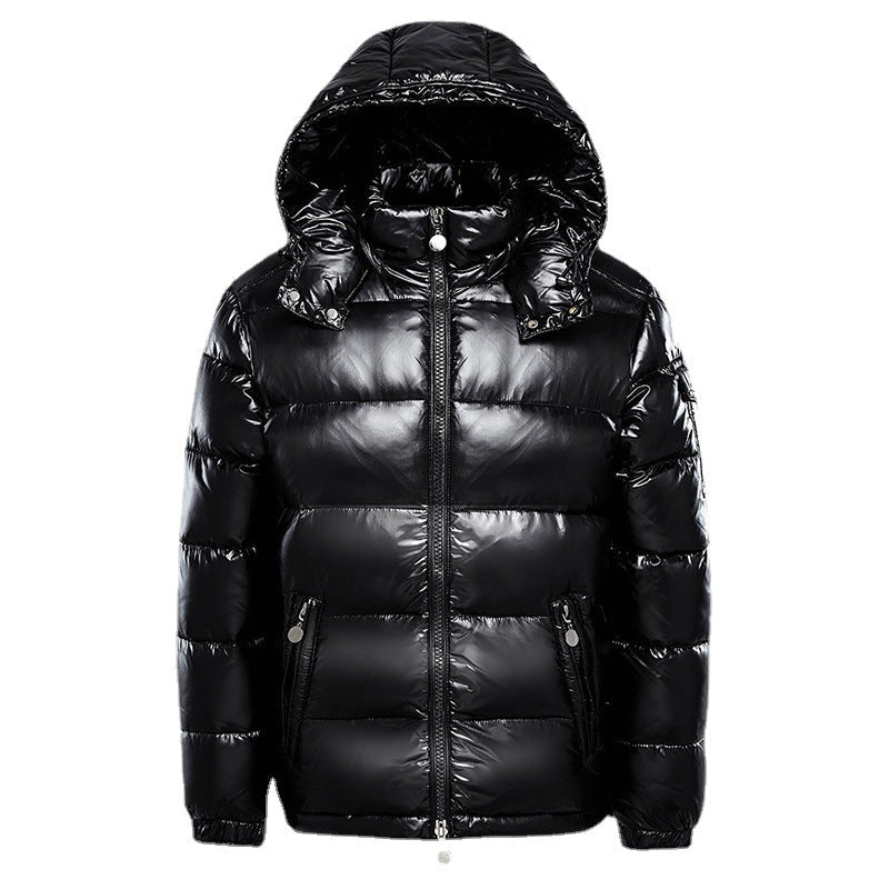 Men's Black Quilted Padded Jacket for Men | Slim Fit Insulated Winter Coat