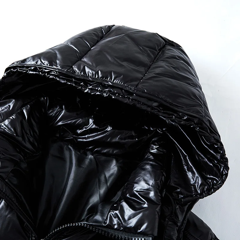 Men's Black Quilted Padded Jacket for Men | Slim Fit Insulated Winter Coat