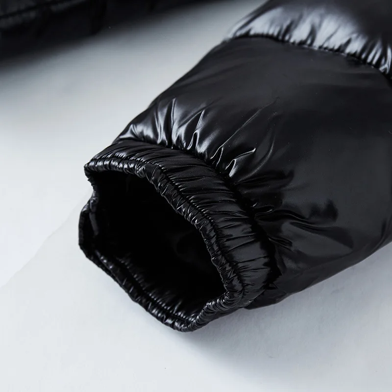 Men's Black Quilted Padded Jacket for Men | Slim Fit Insulated Winter Coat