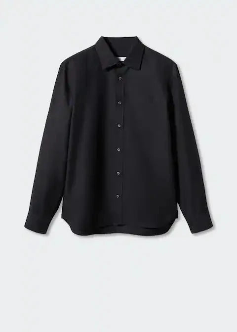 Cotton Linen Straight Fit Shirt for Men | Summer Casual