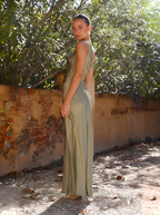 Women Dress | One-Shoulder Maxi Cut with Front Slit