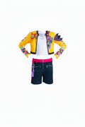 Yellow Three Piece Character Costume Set for Girls | Halloween Cosplay