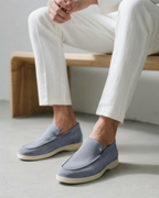 Suede Slip-On Loafers for Men | Classic Fit