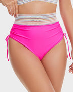 Women Bikini | Halter V Neck High Waist Side Tie