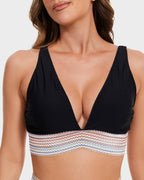 Women Bikini | Halter V Neck High Waist Side Tie