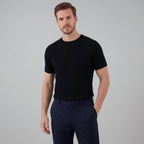 Ribbed Knit Long Sleeve T-Shirt for Men