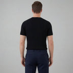 Ribbed Knit Long Sleeve T-Shirt for Men