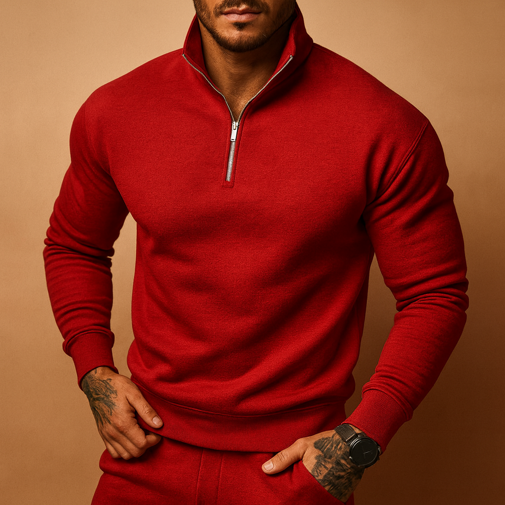 Half-Zip Jumper for Men | Autumn Winter Knitwear