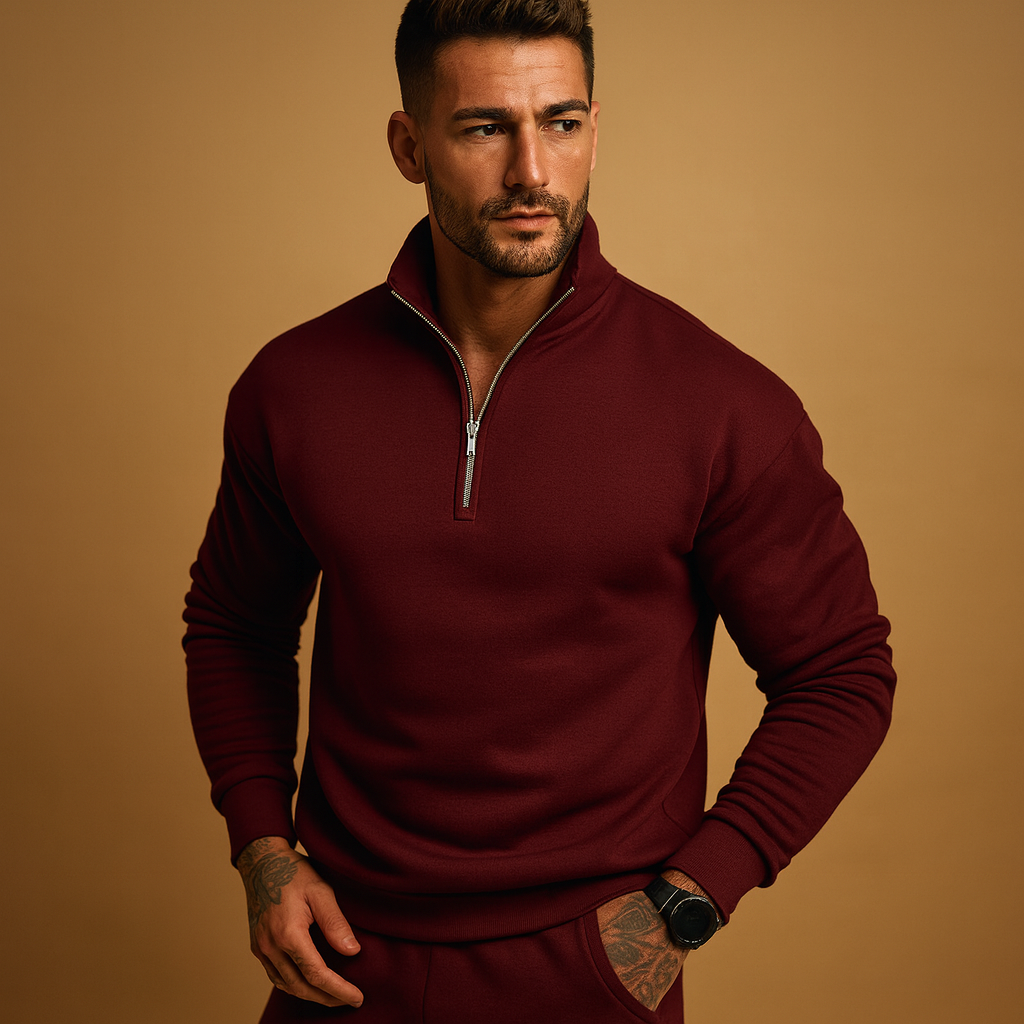 Half-Zip Jumper for Men | Autumn Winter Knitwear