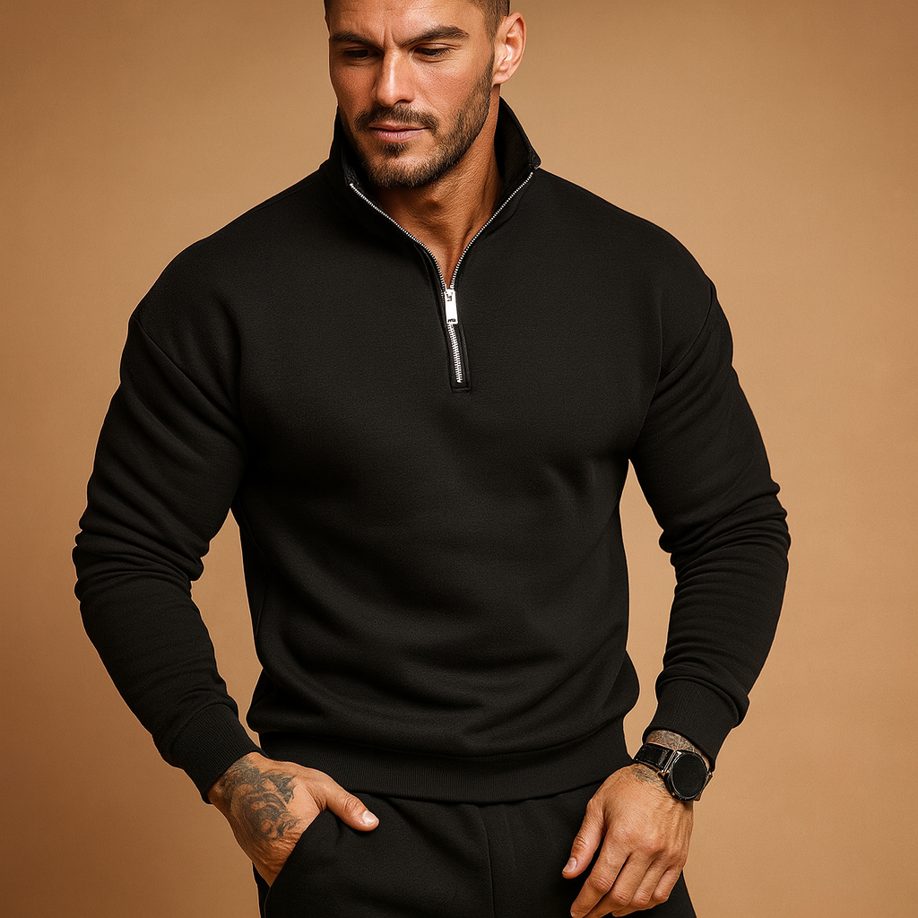 Half-Zip Jumper for Men | Autumn Winter Knitwear