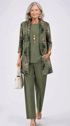 Three-Piece Co-ord Set for Women | Relaxed Fit Lightweight Outfit