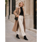 Stretch Shaft Cap Toe Chunky Block Heel Ankle Boots for Women | Office Wear